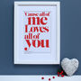 Personalised Our Song Framed Print, thumbnail 1 of 12