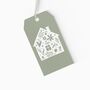 New Home House Design Wrapping Paper – Perfect For Housewarming Gifts, thumbnail 3 of 11