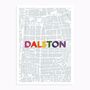 Dalston London Map Print, thumbnail 2 of 2
