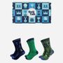Playing Golf Bamboo Socks Gift Set For Men, thumbnail 1 of 4