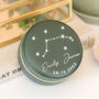 Personalised Star Sign Date Jewellery Case Gift, thumbnail 2 of 9