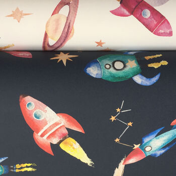 Rockets Children's Wallpaper, 6 of 9