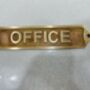 Personalised Vintage Solid Brass Bronze Door Name Plate Sign, thumbnail 7 of 10