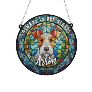 Fox Terrier Memorial Suncatcher, 2 of 6