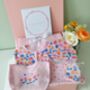 New Baby Girl Floral Outfit Gift Hamper, thumbnail 1 of 11