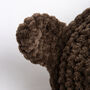 Teddy Bear Cushion Easy Crochet Kit, thumbnail 3 of 10