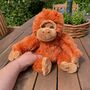 Super Soft Orangutan Cuddly Toy, thumbnail 7 of 10