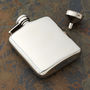 Cushion Hip Flask Free Personalisation And Free Funnel, thumbnail 1 of 5