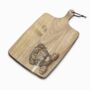 Personalised Dogue De Bordeaux Engraved Acacia Serving Board, thumbnail 3 of 4
