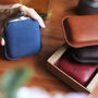 Steel Hip Flask And Personalised Italian Leather Sleeve, thumbnail 7 of 12
