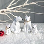 Christmas Polar Bear Family, thumbnail 1 of 2
