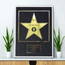 Personalised Metallic Hollywood Star Print By Mix Pixie