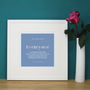 Personalised 21st Birthday Print And Mount, thumbnail 2 of 7