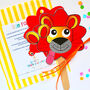 Kids Lion Rahh Sustainable Paper Craft Kit, thumbnail 2 of 4
