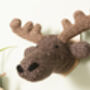 Mini Moose Head Knitting Kit, thumbnail 9 of 9