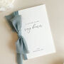 Luxury 'Letter To My Ring Bearer On My Wedding Day' Card, Elegant Calligraphy Design, thumbnail 2 of 11