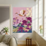 Flying Crane Japanese Art Print, thumbnail 3 of 5