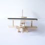 Handcrafted Wooden Biplane Toy, thumbnail 1 of 7