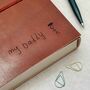 Personalised Handwriting A5 Leather Journal, thumbnail 3 of 6