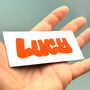 Personalised Kids Graffiti Name Sticker For Parties, thumbnail 5 of 8