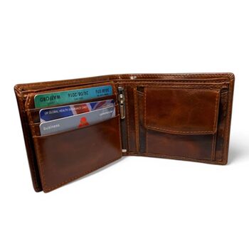 Leather Rugby Wallet With Rfid, 7 of 8