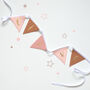 Pink Nursery Personalised Bunting, thumbnail 1 of 5