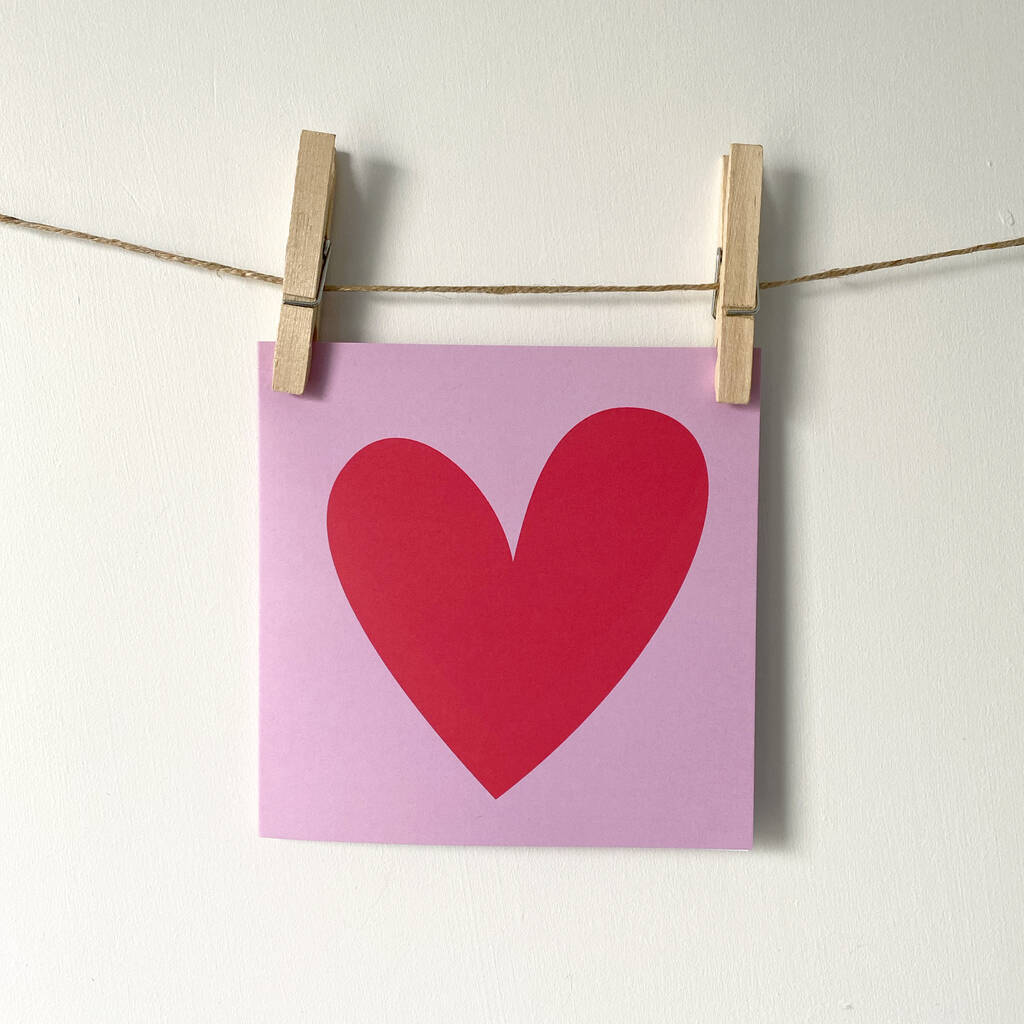 'Heart' Greetings Card By Tales of Me Books | notonthehighstreet.com