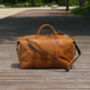 Genuine Leather Boarding Bag For Travelling, thumbnail 5 of 12
