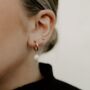 Quinn | Freshwater Baroque Pearl Hoop Earrings In Sterling Silver Or 14k Gold Fill, thumbnail 4 of 12