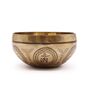 Tibetan Healing Engraved Bowl 16cm Bodhi Tree Buddha, thumbnail 1 of 3