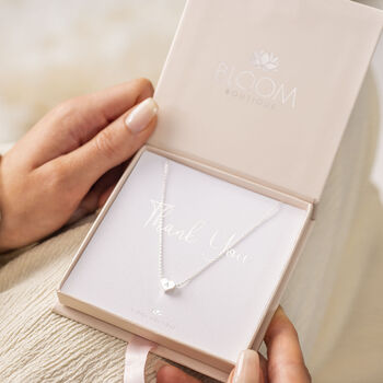 Mini Heart Initial Personalised Necklace, 5 of 12