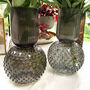 Dornia Smokey Brown Handblown Glass Vase, thumbnail 4 of 4