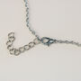 Crystal Teardrop And Ribbon Pendant Necklace, thumbnail 5 of 5