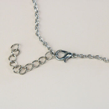 Crystal Teardrop And Ribbon Pendant Necklace, 5 of 5