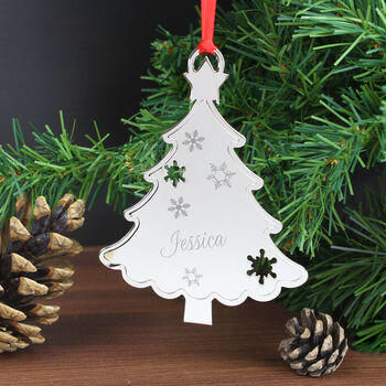 Personalised Name Christmas Tree Decoration, 2 of 5