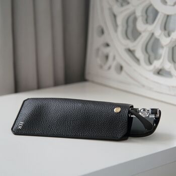 Pebble Leather Personalised Glasses Case, 3 of 10