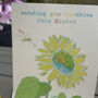 Contemporary Sunflower Easter Card, thumbnail 3 of 3