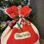 Memory Clothes Christmas Santa Sack, Fully Lined Keepsake Christmas Present Sack Made From Baby Clothes, thumbnail 5 of 12
