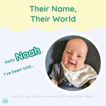 Personalised Children's Music Album | Custom Baby Lullabies And Award Winning Songs, 4 of 12