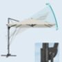 Cantilever Garden Parasol Patio Umbrella 360° Swivel, thumbnail 7 of 12