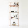 Handmade Shelving Unit With Wine Rack And Glass Rack, thumbnail 2 of 5