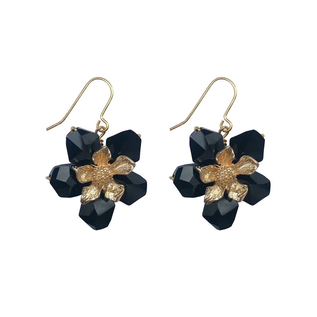 Flower Drop Earrings By Hermione Harbutt
