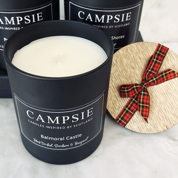 Balmoral Castle | Scottish Tartan | Orchid Candle, 4 of 6