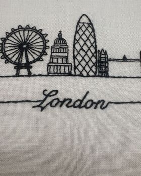 London Skyline Beginners Embroidery Kit, 7 of 11