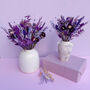 Dark Purple Dried Flower Arrangement, thumbnail 2 of 6