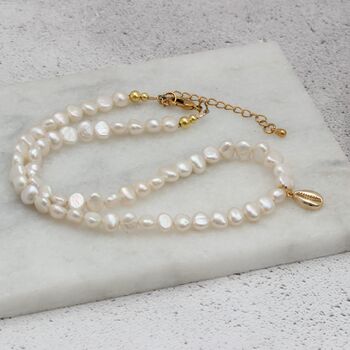 Pearl And Seashell Choker Necklace, 9 of 10
