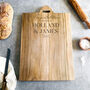 Personalised Large Natural Teak Chopping Board, thumbnail 4 of 7