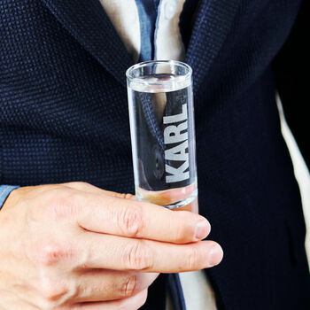 Personalised Name Shot Glass, 2 of 4