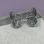 925 Sterling Silver Butterfly Statement Ring, thumbnail 3 of 8