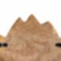 White Lotus Wash Handcarved Wooden Shelf, thumbnail 4 of 4